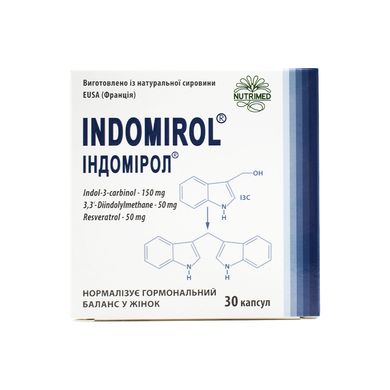 Комплекс для стабилизации работы женской половой и репродуктивной системы Индомирол Indomirol 30 шт - основное фото